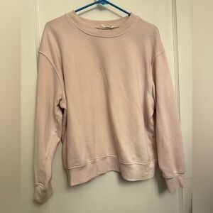 Pale pink sweatshirt size small